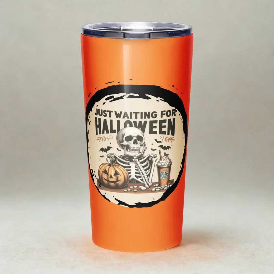 Halloween Tumbler Waiting for Halloween Printful