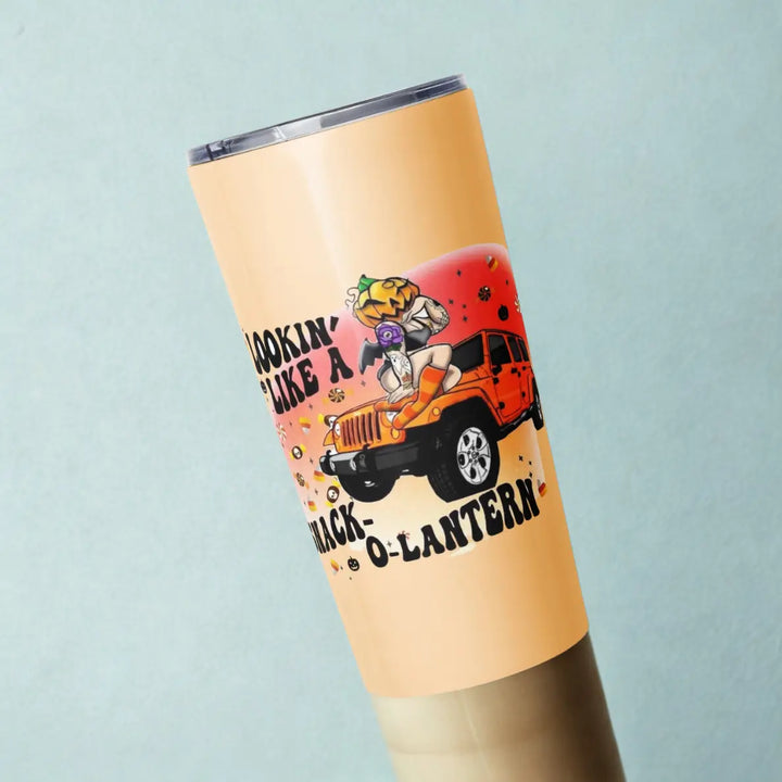 Halloween Tapered Tumbler Jeep Printful