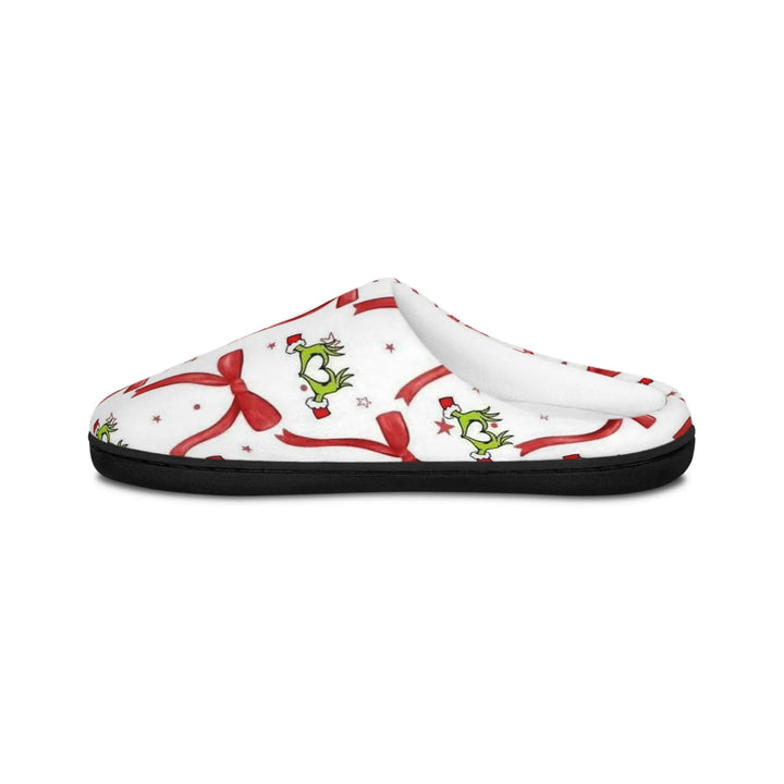 Women’s Slippers Grinch Hands Heart Sign – Secret Design, LLC - Secret Design, LLC