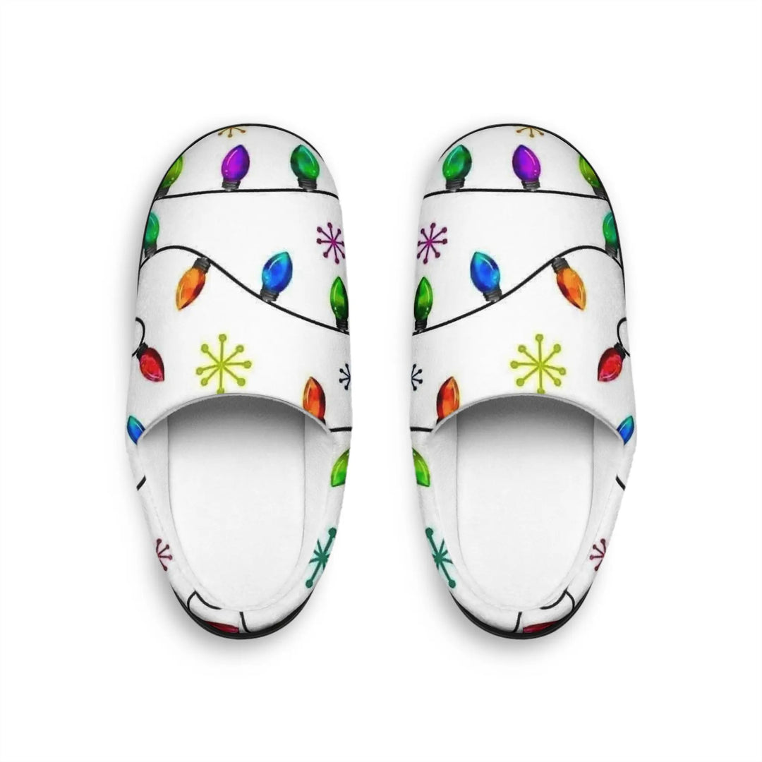 Women’s Christmas Lights Slippers - Secret Design, LLC - Secret Design, LLC