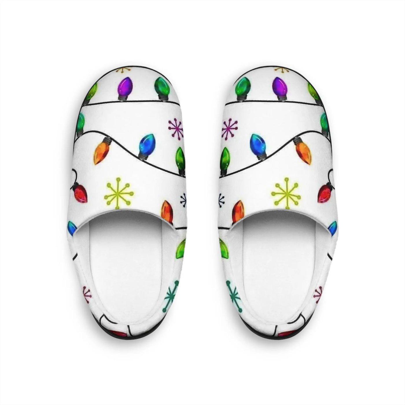 Women’s Christmas Lights Slippers - Secret Design, LLC - Secret Design, LLC