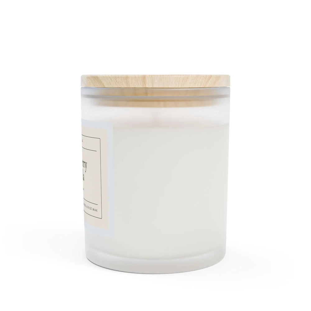 Soy Candle Blackberry Vanilla Frosted Glass - Secret Design, LLC Printify