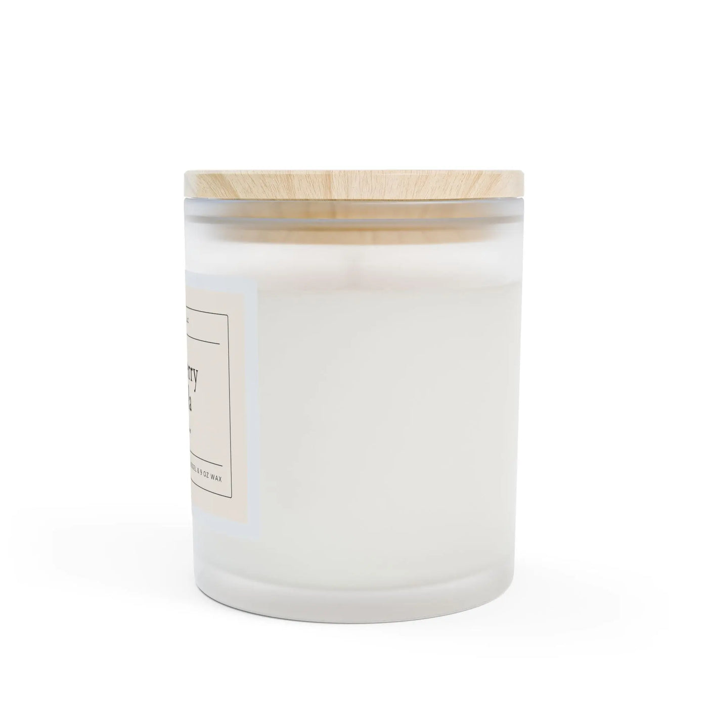 Soy Candle Blackberry Vanilla Frosted Glass - Secret Design, LLC Printify