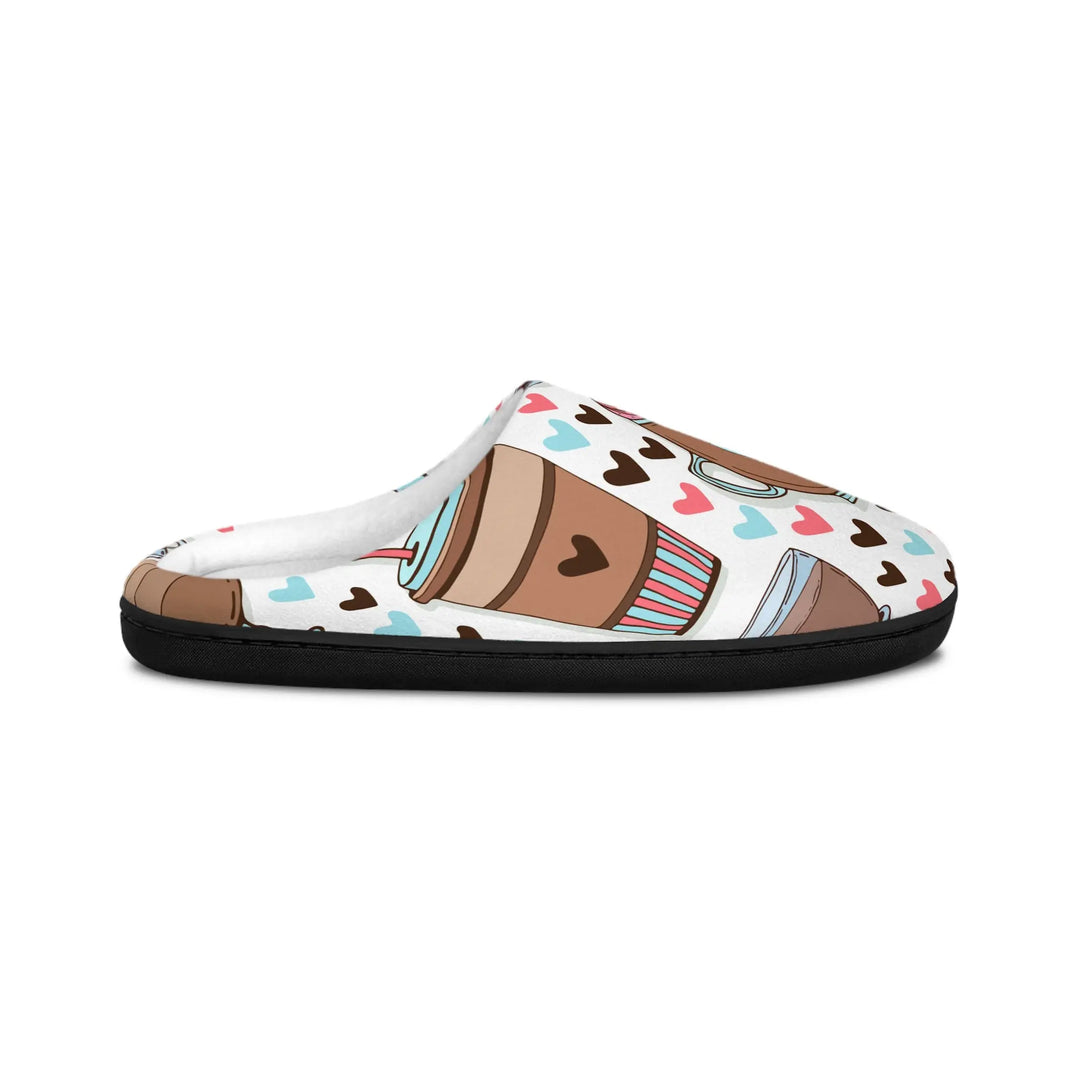 Slippers Coffee Lover's Women Indoor Slippers Printify
