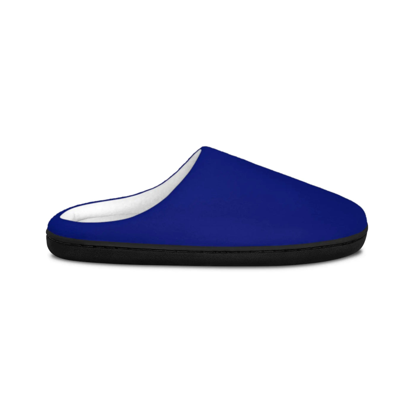 Slippers Dark Blue Men's Indoor Slippers Printify
