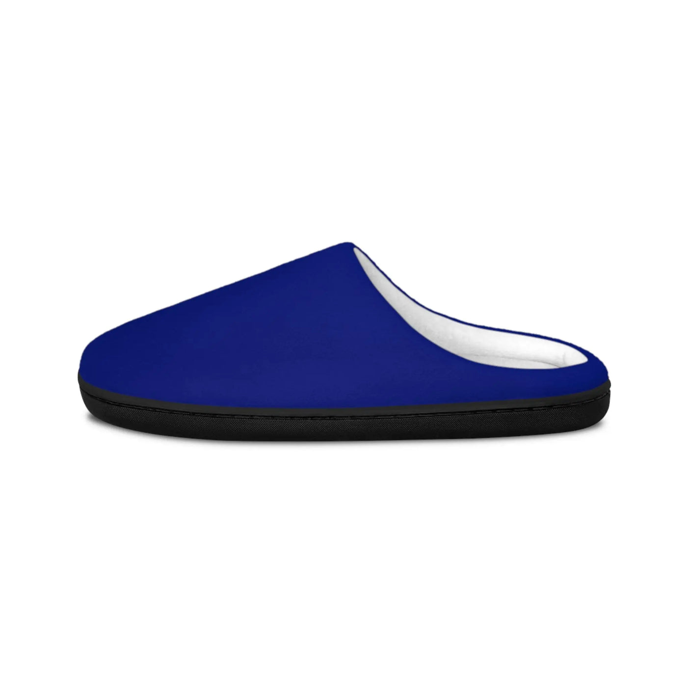 Slippers Dark Blue Men's Indoor Slippers Printify