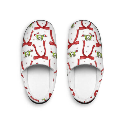 Women’s Slippers Grinch Hands Heart Sign – Secret Design, LLC - Secret Design, LLC
