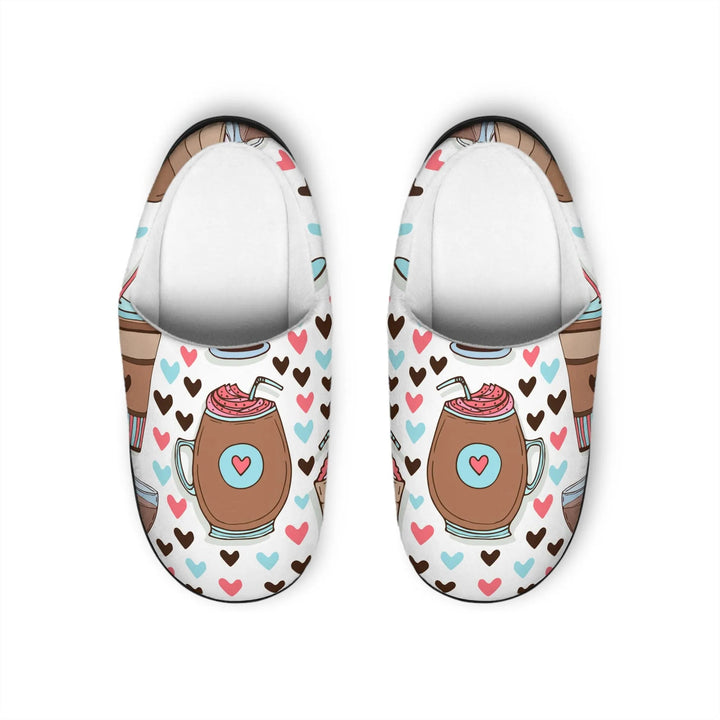 Slippers Coffee Lover's Women Indoor Slippers Printify