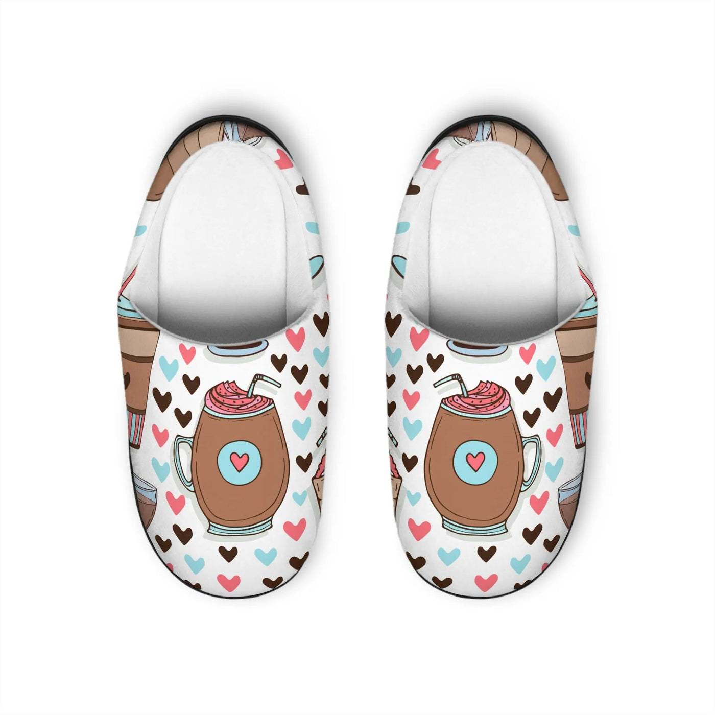 Slippers Coffee Lover's Women Indoor Slippers Printify