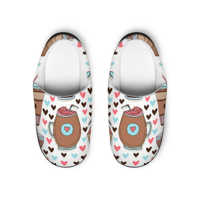 Slippers Coffee Lover's Women Indoor Slippers Printify