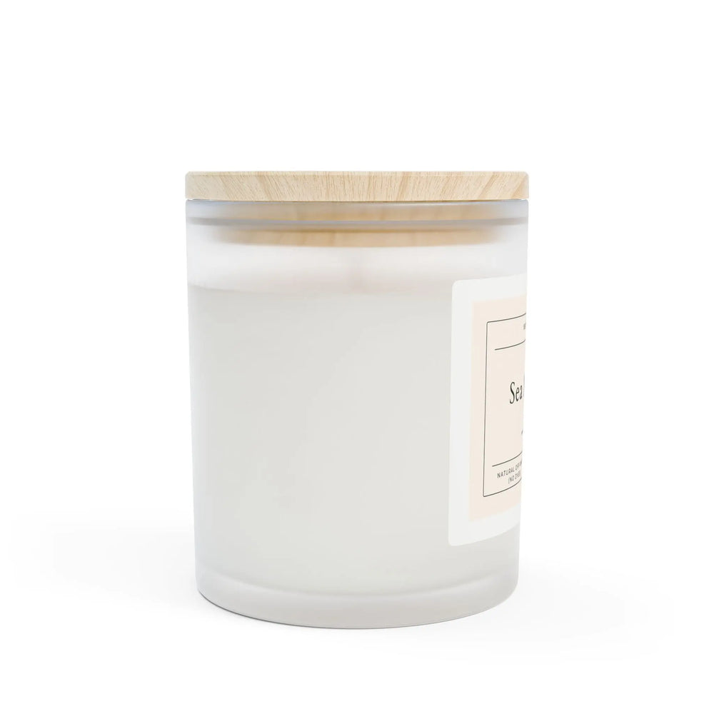 Soy Candle Sea Minerals Candle Frosted Glass - Secret Design, LLC Printify