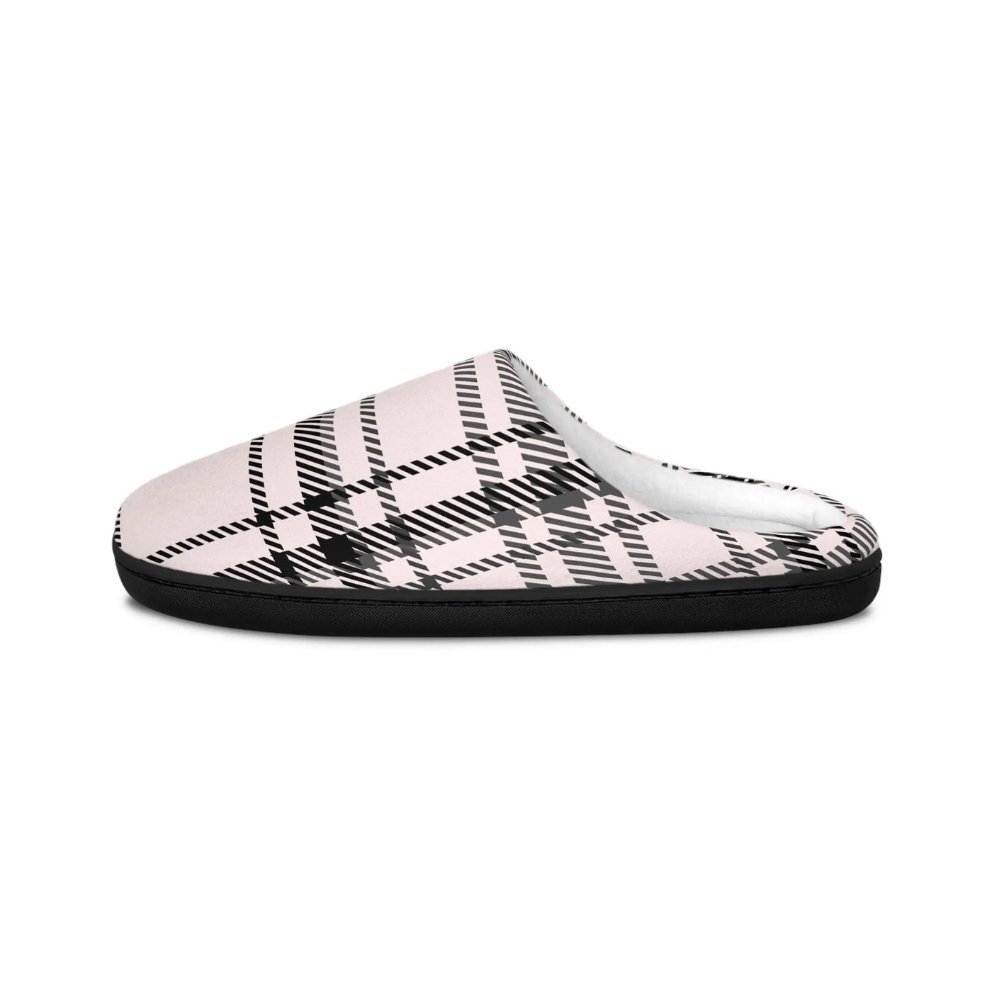 Slippers Plaid Women's Indoor Slippers Printify