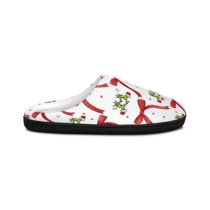 Women’s Slippers Grinch Hands Heart Sign – Secret Design, LLC - Secret Design, LLC