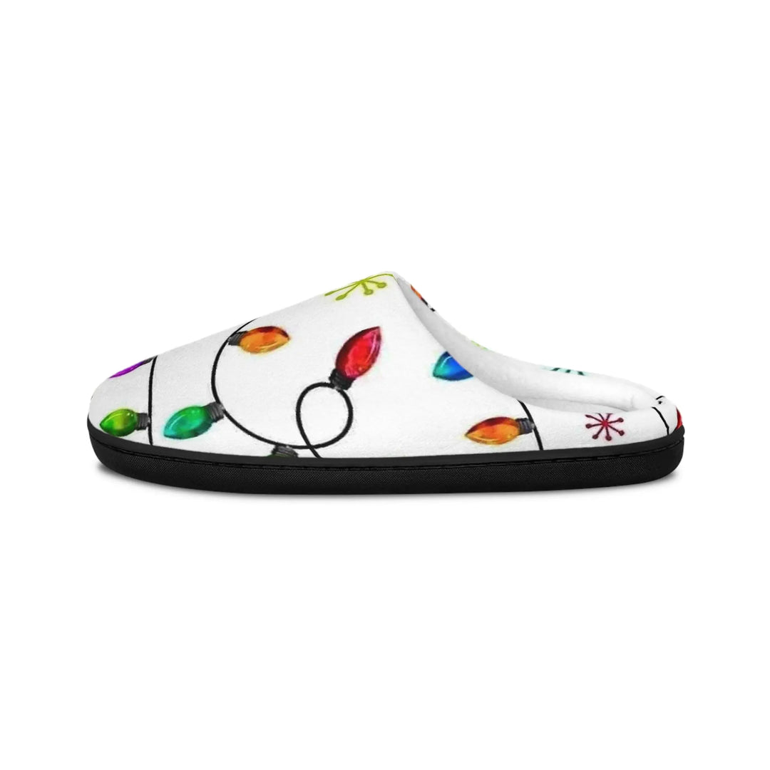 Men’s Christmas Lights Slippers - Secret Design, LLC - Secret Design, LLC