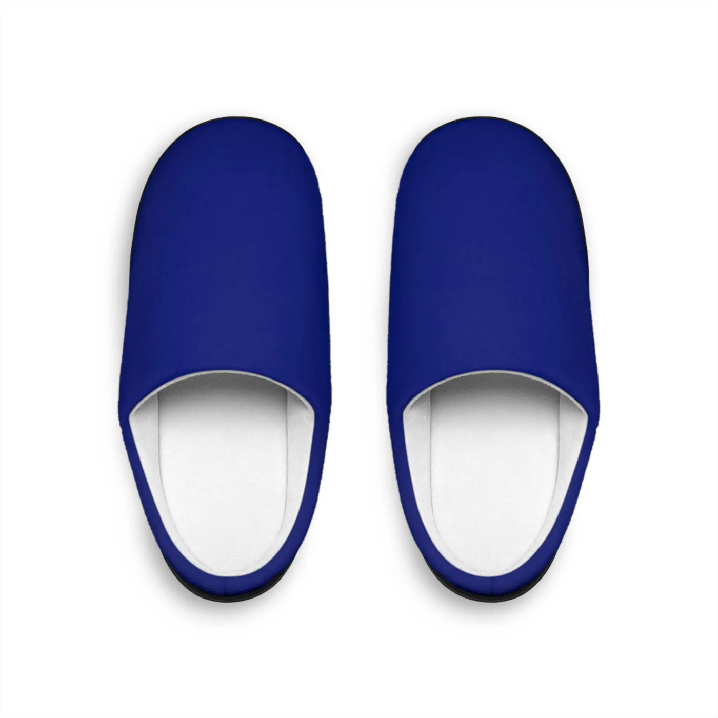 Slippers Dark Blue Men's Indoor Slippers Printify