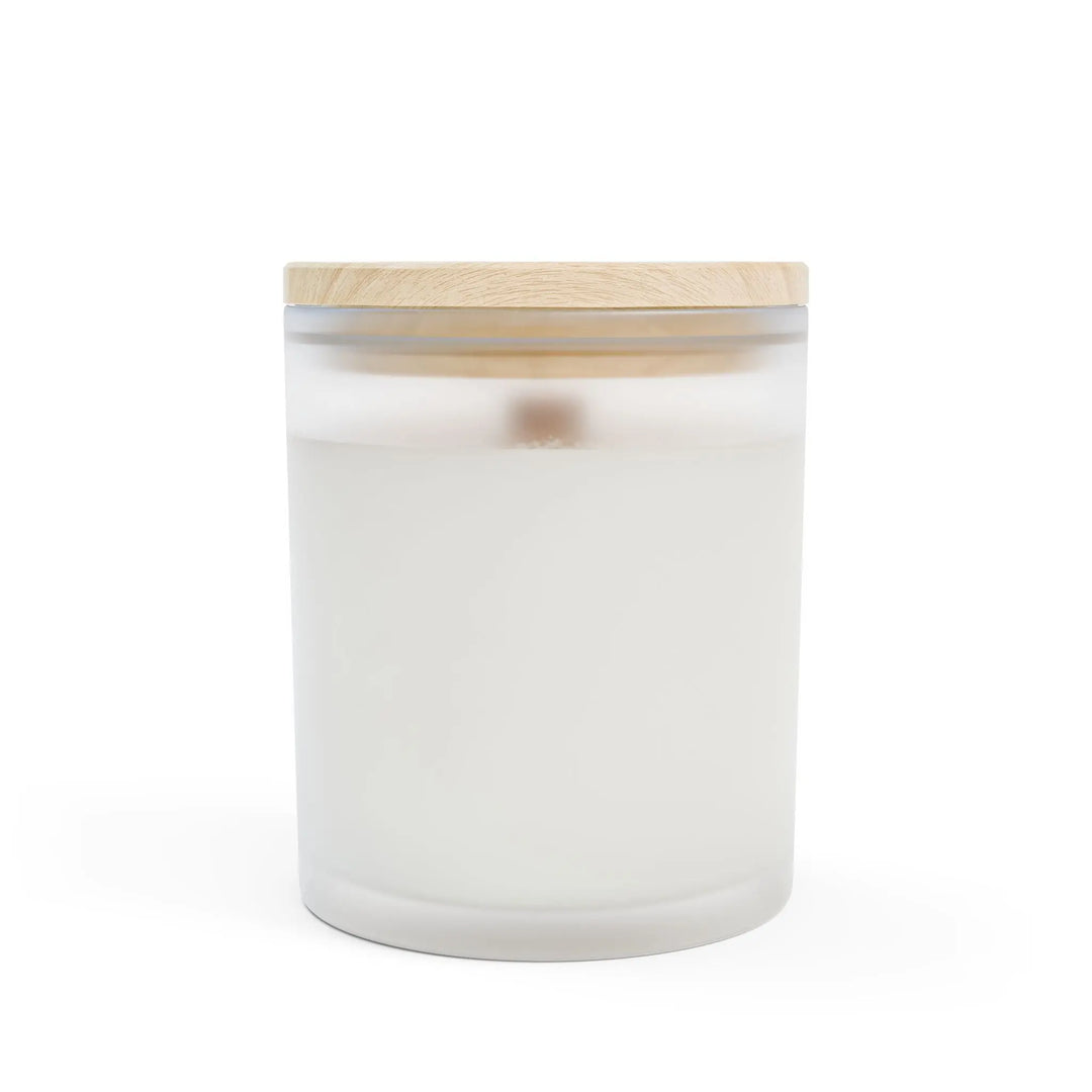Soy Candle Lavender Frosted Glass - Secret Design, LLC Printify