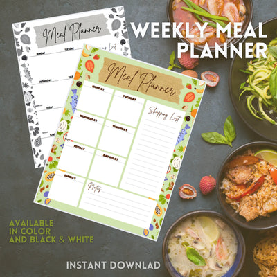 Fruit Digital/Printable Meal Planner Secret Design, LLC