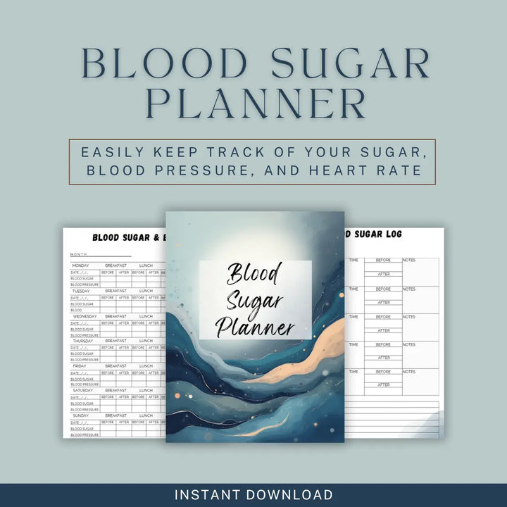 Blood Sugar Planner – Digital Glucose & Health Tracker Secret Design, LLC