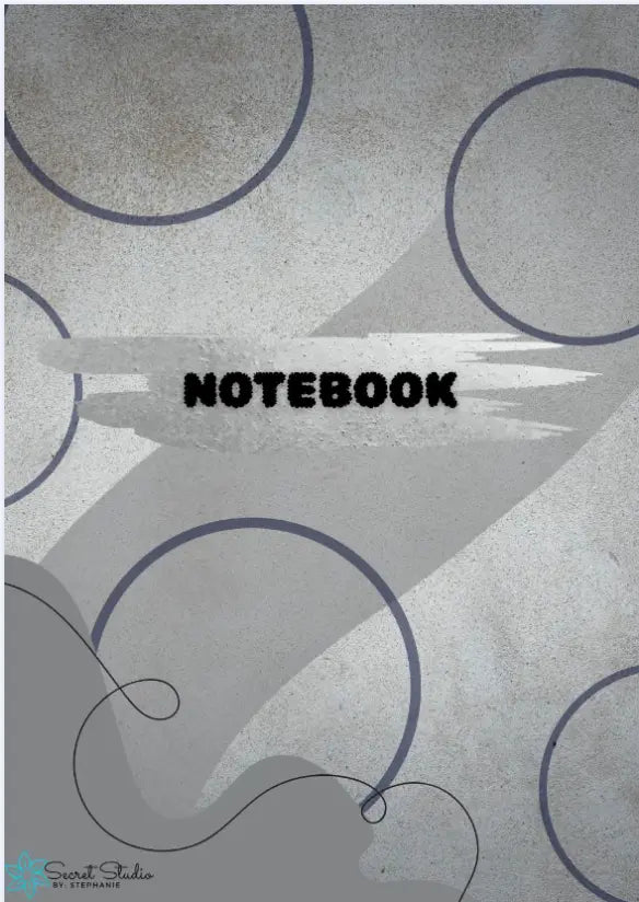 Digital Notebook Gray Printful