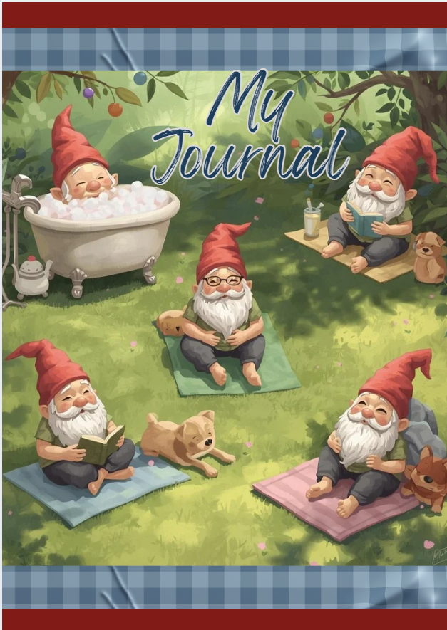 Gnome Journal | Whimsical Creative & Self Care Journal - Secret Design, LLC