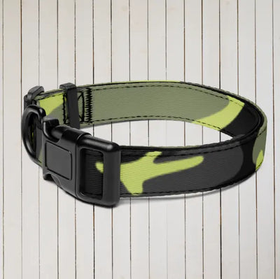 Pet collar Camouflage Printful