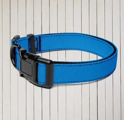 Pet collar Solid Blue Printful