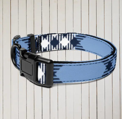 Pet collar Blue Design Printful