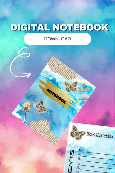 Digitial Notebook Blue Printful