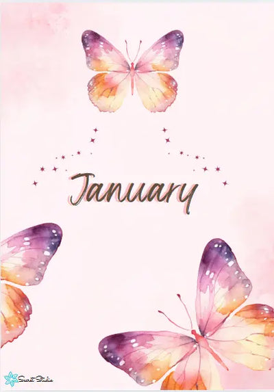 Digital Daily Journal Butterfly Printful