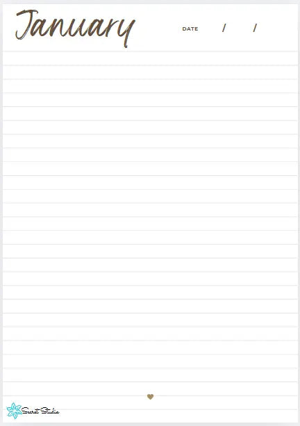 Digital Daily Journal Butterfly Printful