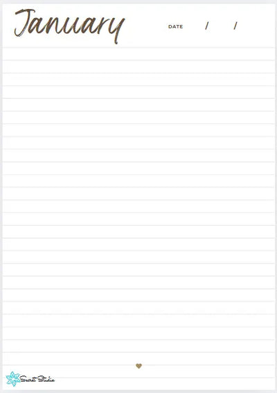 Digital Daily Journal Butterfly Printful