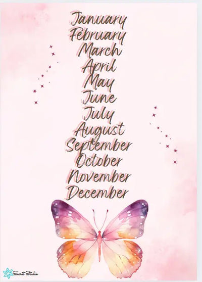 Digital Daily Journal Butterfly Printful