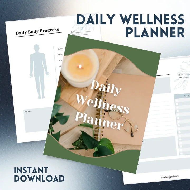Daily Wellness Planner – Digital Health & Habit Tracker Secret Design, LLC