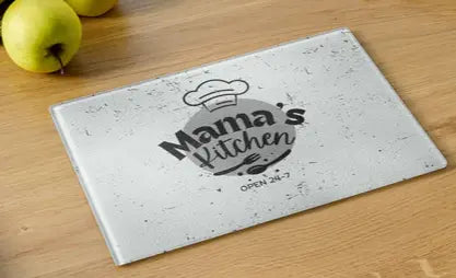 Glass cutting board Mama's Kitchen Printful