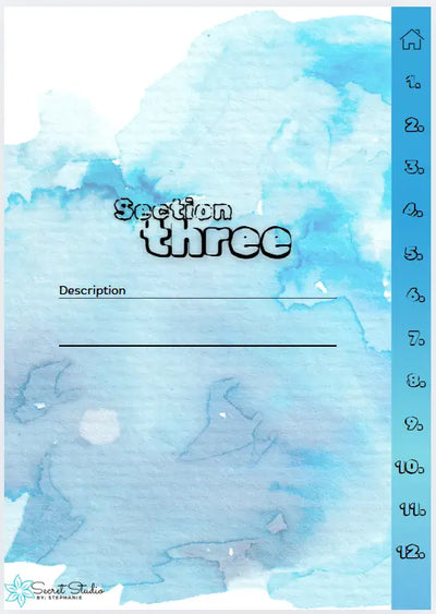 Digitial Notebook Blue Printful