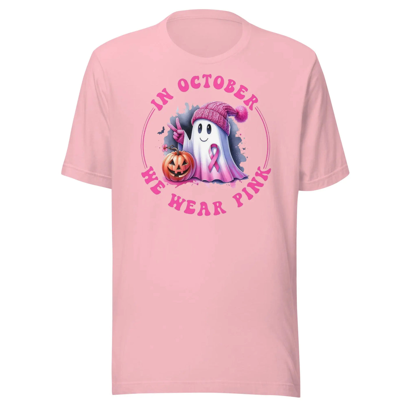 Unisex t-shirt Ghost Wear Pink - Secret Design, LLC