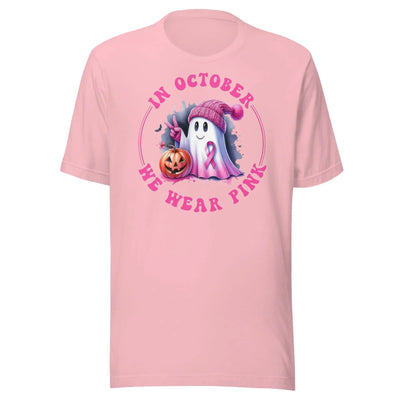 Unisex t-shirt Ghost Wear Pink - Secret Design, LLC