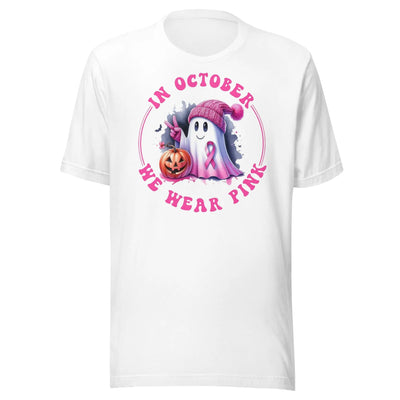 Unisex t-shirt Ghost Wear Pink - Secret Design, LLC